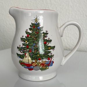 Cuthbertson American Christmas Tree Ceramic Creamer